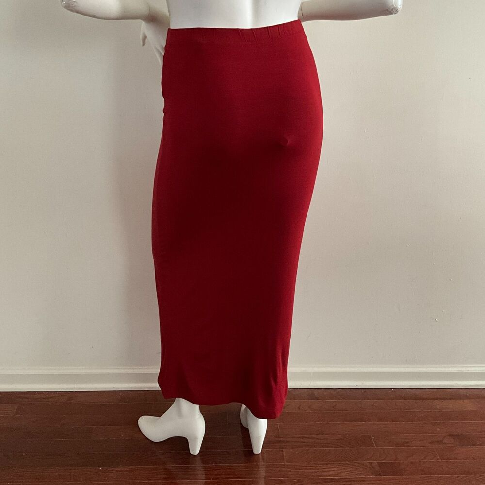 Hindahl & Skudelny Pencil Pull-on Elastic Waist Maxi Skirt S - Picture 3 of 9